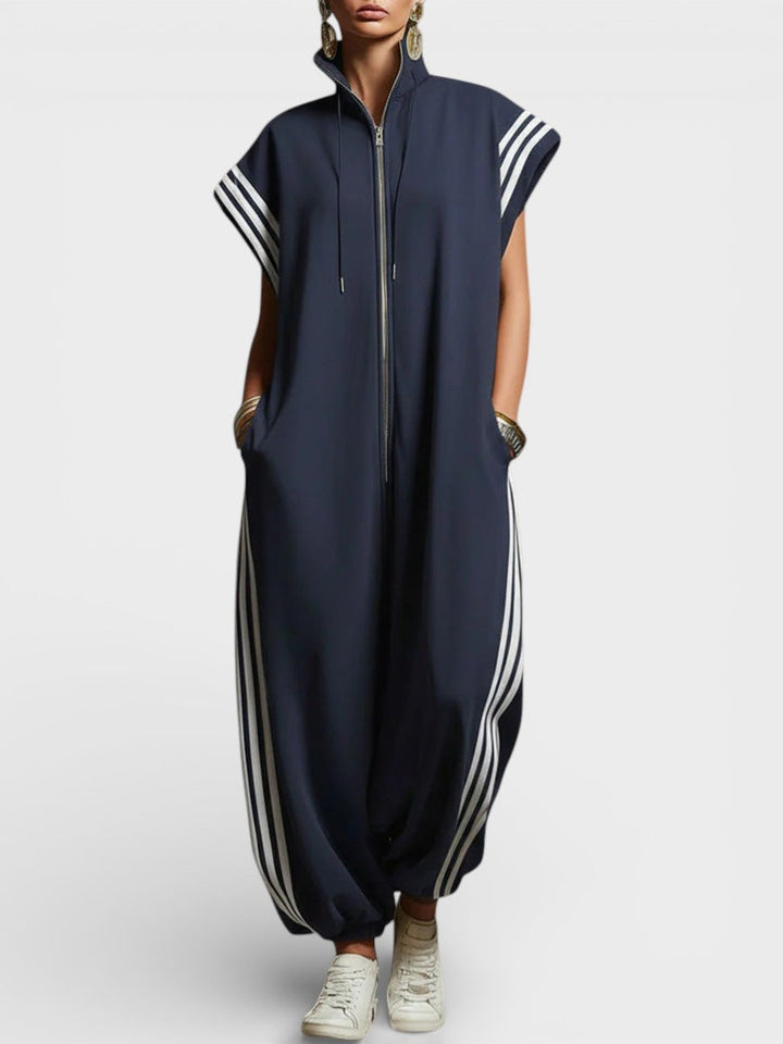Valeria - Zip Neck Jumpsuit