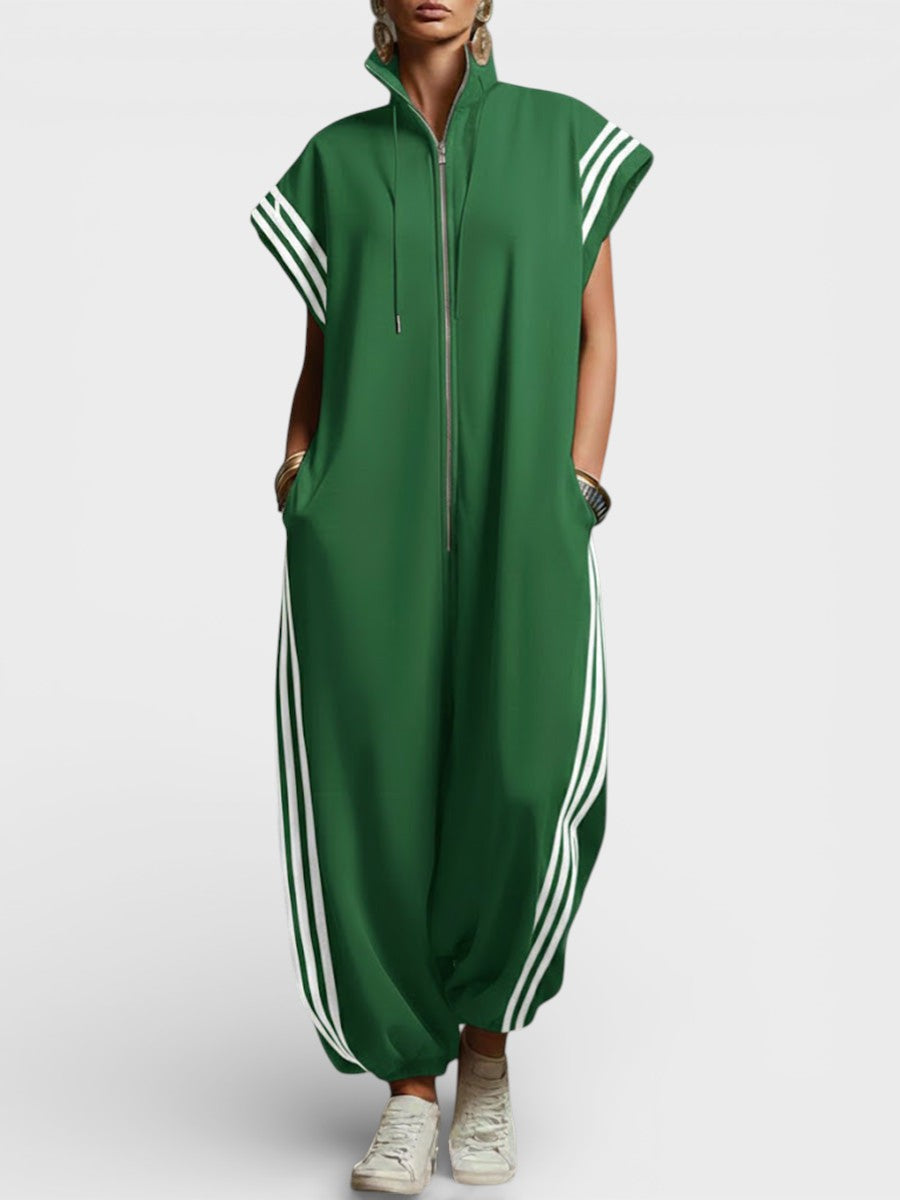 Valeria - Zip Neck Jumpsuit
