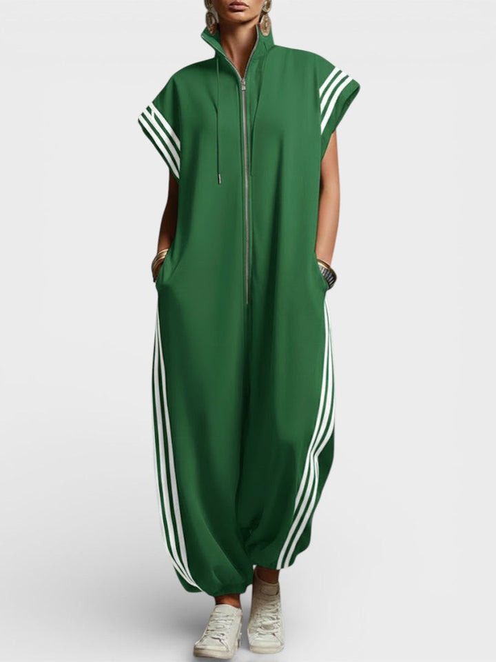 Valeria - Zip Neck Jumpsuit