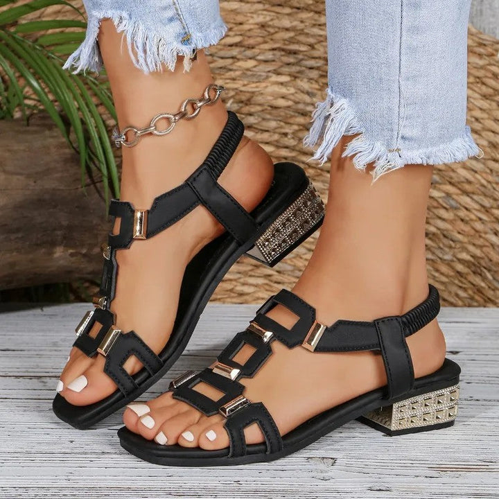 Laraine - Embellished Slingback Flats