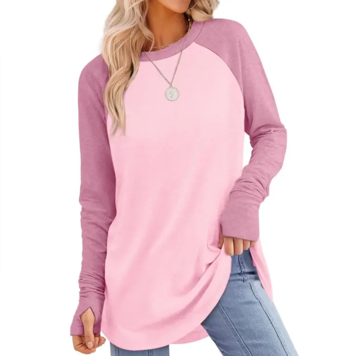 CORINNE™ – Relaxed Thumb Hole Tunic Top