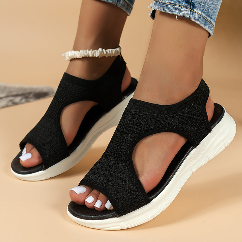 Jorja - Orthopaedic Wedge Toe Loop Sandals
