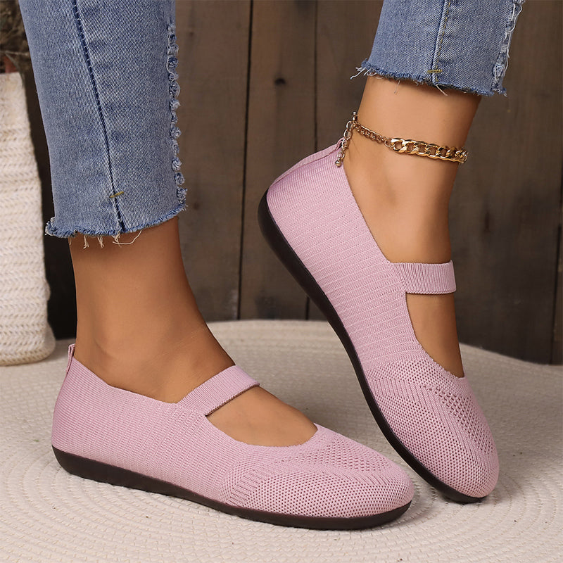 Valerie - Breathable Knit Ballet Flats