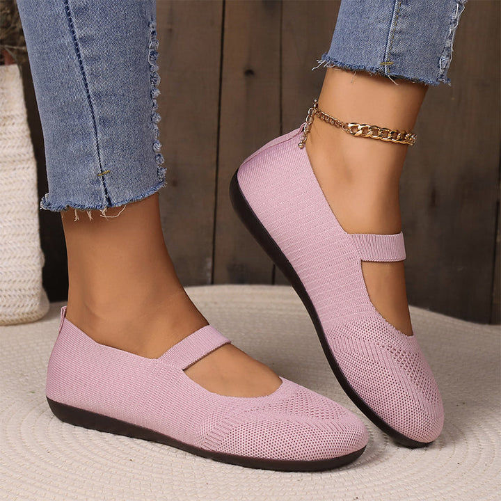 Valerie - Breathable Knit Ballet Flats